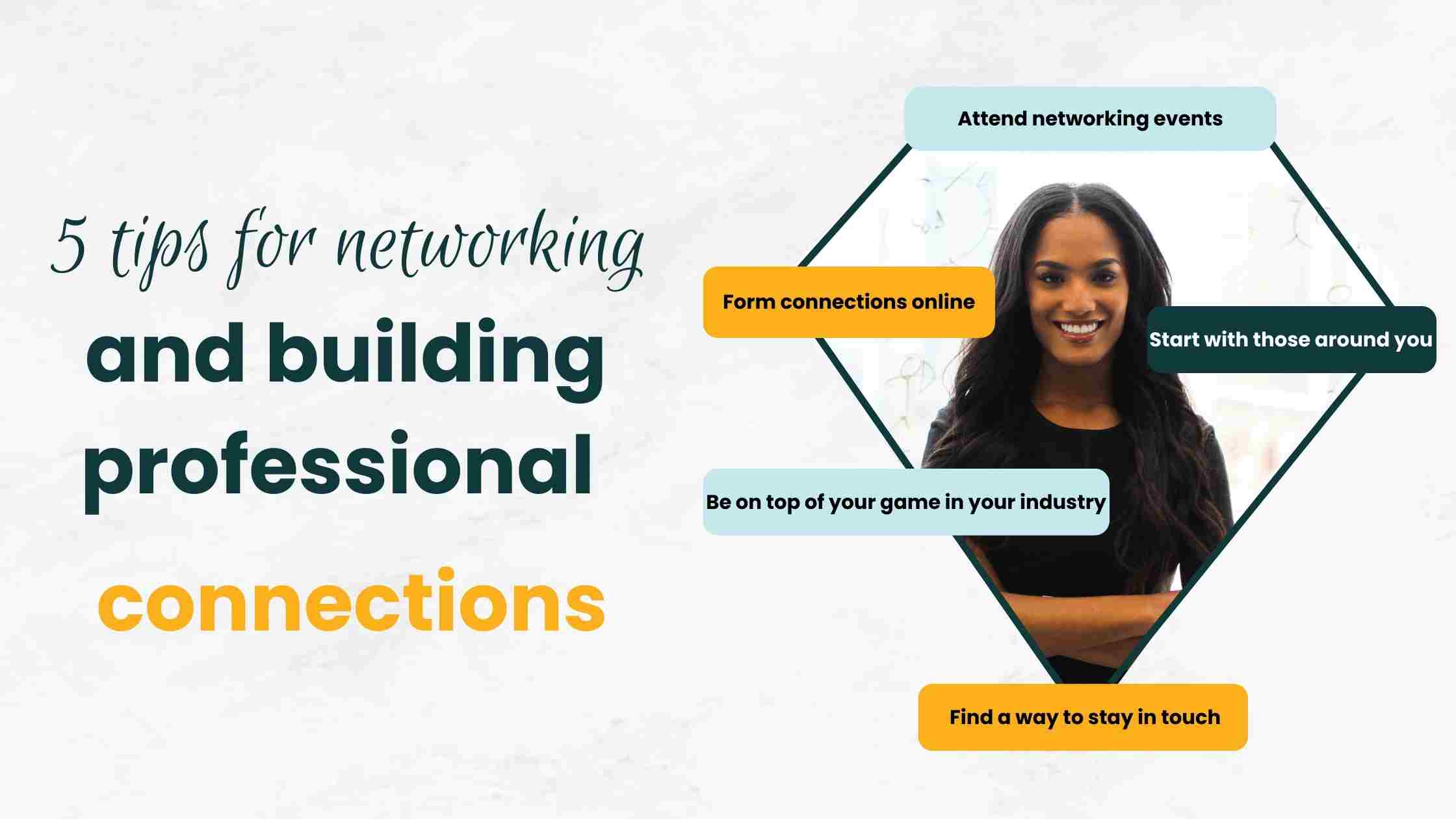5 tips for networking and building professionalconnections
